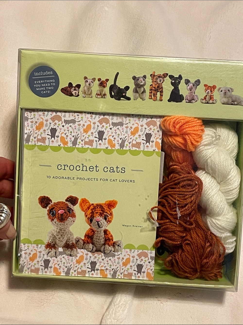 “Crochet Cats" kit by Megan Kreiner